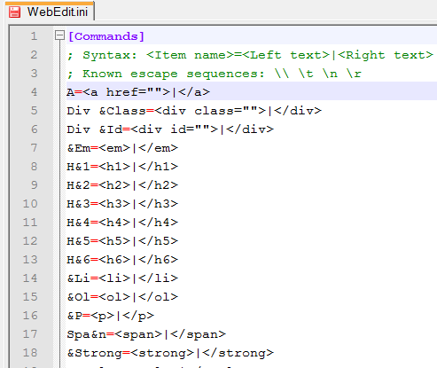 How to add HTML tag keyboard and toolbar shortcuts to Notepad++