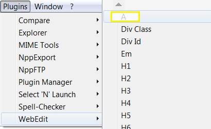 How to add HTML tag keyboard and toolbar shortcuts to Notepad++