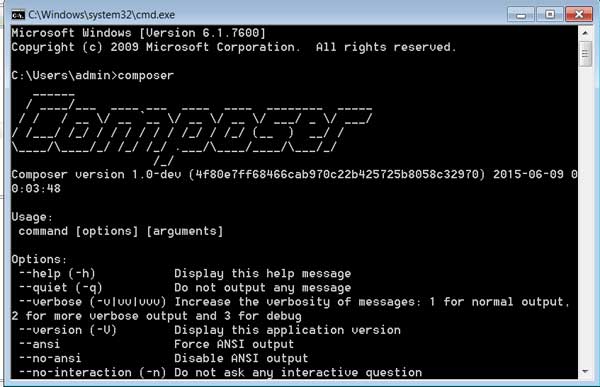 install-laravel-on-windows-composer