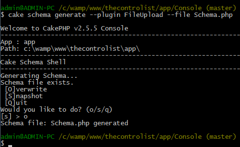 cakephp-generate-plugin-schema